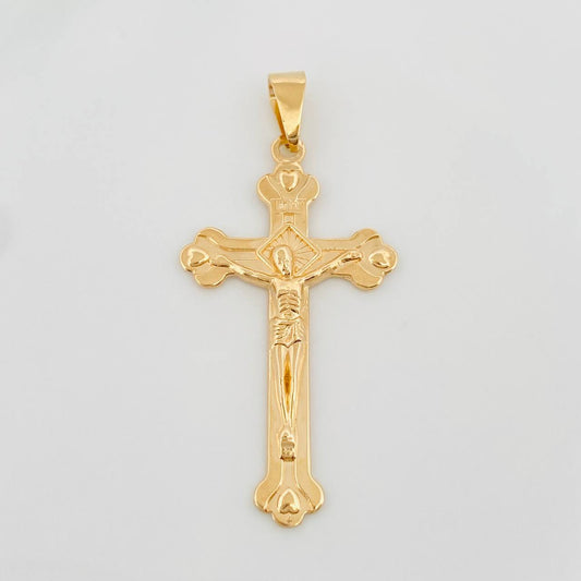 Dije Cruz Cristo 4.05 g / 1 3/4 in Oro Amarillo 18K