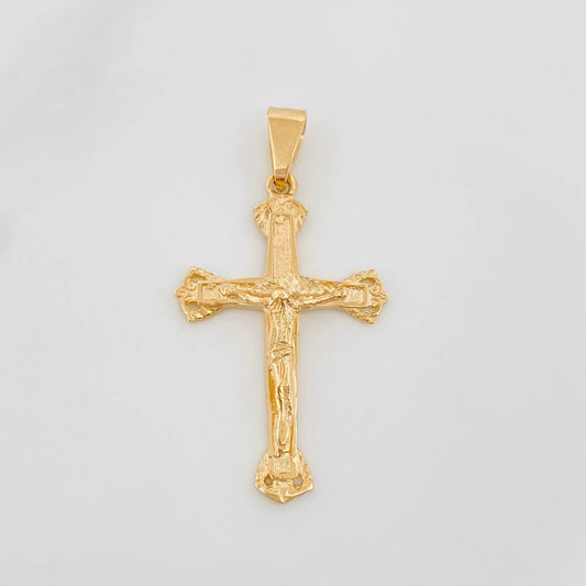 Dije Cruz Cristo 3.35 g / 1 1/2 in Oro Amarillo 18K