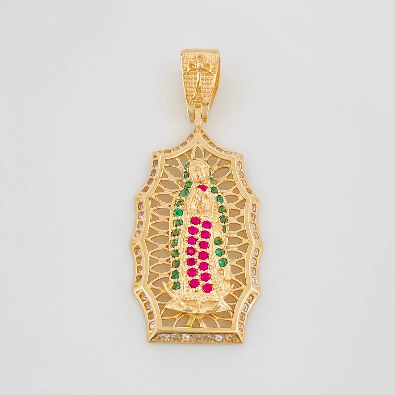 Dije Virgen De Guadalupe 4.05 g / 1 1/2 in Oro Amarillo 18K