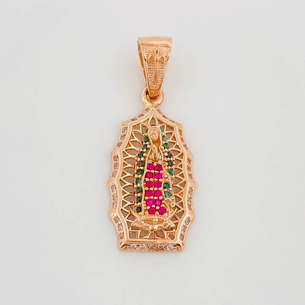 Dije Virgen De Guadalupe 7.35 g / 2 in Oro Rosa 18K