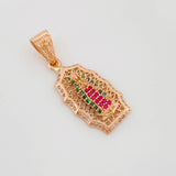 Dije Virgen De Guadalupe 3.4 g / 1 1/4 in Oro Rosa 18K