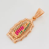 Dije Virgen De Guadalupe 7.35 g / 2 in Oro Rosa 18K