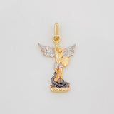Dije San Miguel Arcangel 1.15 g / 3/4 in Tres Oros 18K