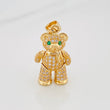 Articulated Bear Pendant 4.5 g / 1 1/4 in 18K Yellow Gold