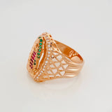 Virgin of Guadalupe Ring 4.9 g / T7 18K Rose Gold