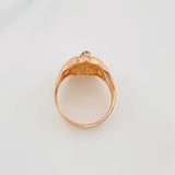 Virgin of Guadalupe Ring 6.7 g / T9 1/2 18K Rose Gold