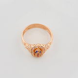 Anillo Virgen De Guadalupe 3.7 g / T9 Oro Rosa 18K