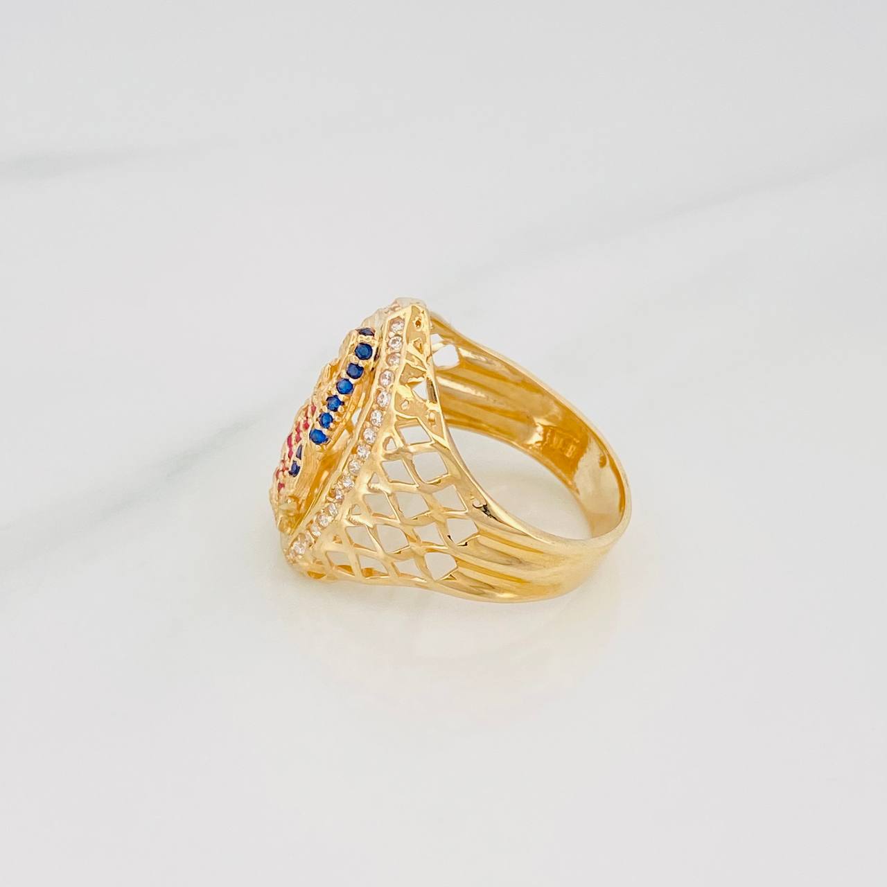 Anillo Virgen De Guadalupe 5 g / T7 Oro Amarillo 18K