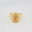 Virgin of Guadalupe Ring 3.95 g / T7 Yellow Gold 18K