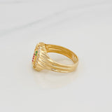 Anillo Virgen De Guadalupe 4 g / T8 1/4 Oro Amarillo 18K