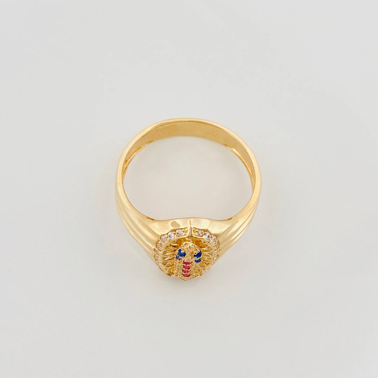 Virgin of Guadalupe Ring 4.15 g / T9 Yellow Gold 18K