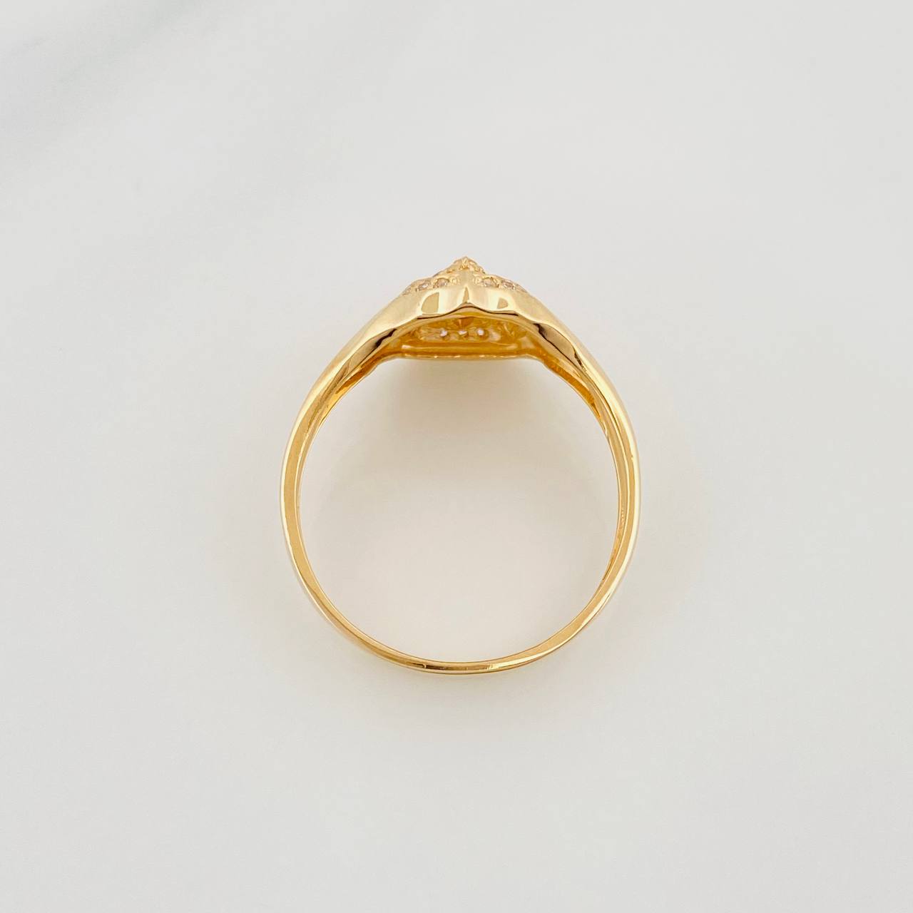 Virgin of Guadalupe Ring 4.15 g / T9 Yellow Gold 18K
