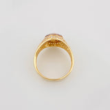 Anillo Virgen De Guadalupe 4.55 g / T7 Tres Oros 18K