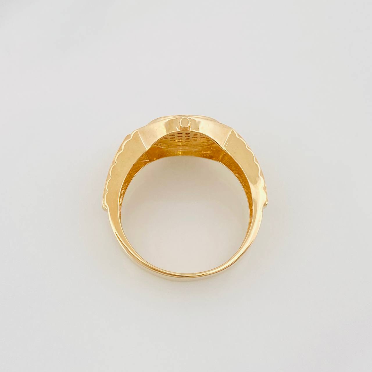 Anillo Correa Corona 7.7 g / T10 Oro Amarillo 18K