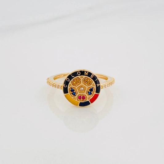 Anillo Escudo Selección 3.15 g / T6 1/2 Oro Amarillo 18K