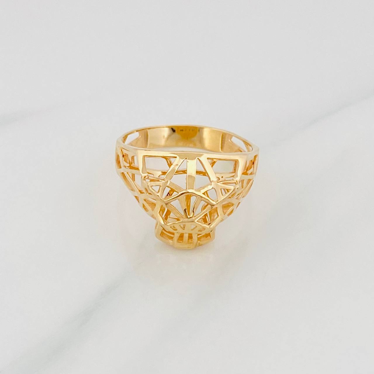 Anillo Pantera 3.95 g / T 8 1/2 Oro Amarillo 18K
