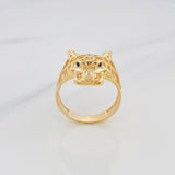 Anillo Pantera 3.95 g / T 8 1/2 Oro Amarillo 18K