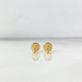 Topos Bola Lisa 0.35g / in / 2.05mm Oro Amarillo 18K