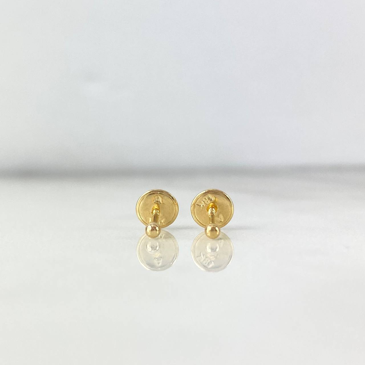 Topos Bola Lisa 0.3g / 2mm Oro Amarillo 18K