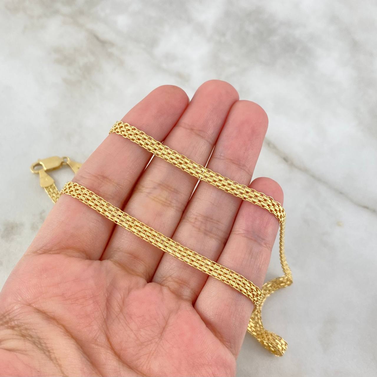 Cadena China 12.85gr / 19 3/4 in / 5mm Oro Amarillo +1 18K