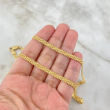 Cadena China 12.85gr / 19 3/4 in / 5mm Oro Amarillo +1 18K