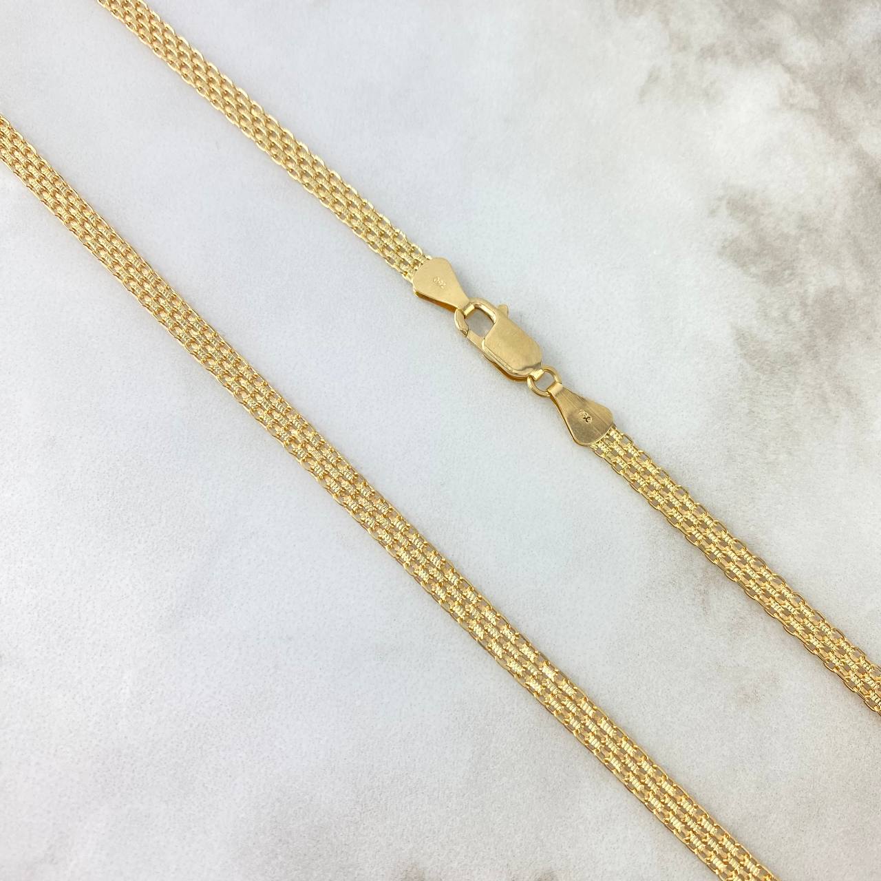 Cadena China 12.85gr / 19 3/4 in / 5mm Oro Amarillo +1 18K