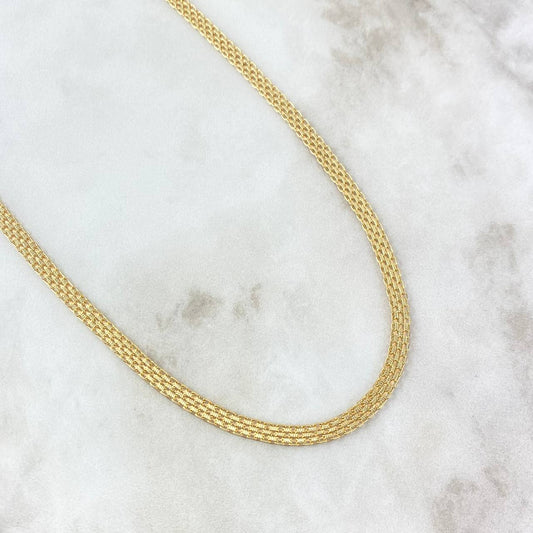 Cadena China 12.75gr / 19 3/4 in / 5mm Oro Amarillo +1 18K