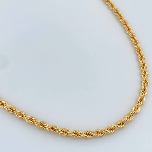 Cadena Lazo 8.55gr / 24 in / 3.25mm Oro Amarillo +3 18K %