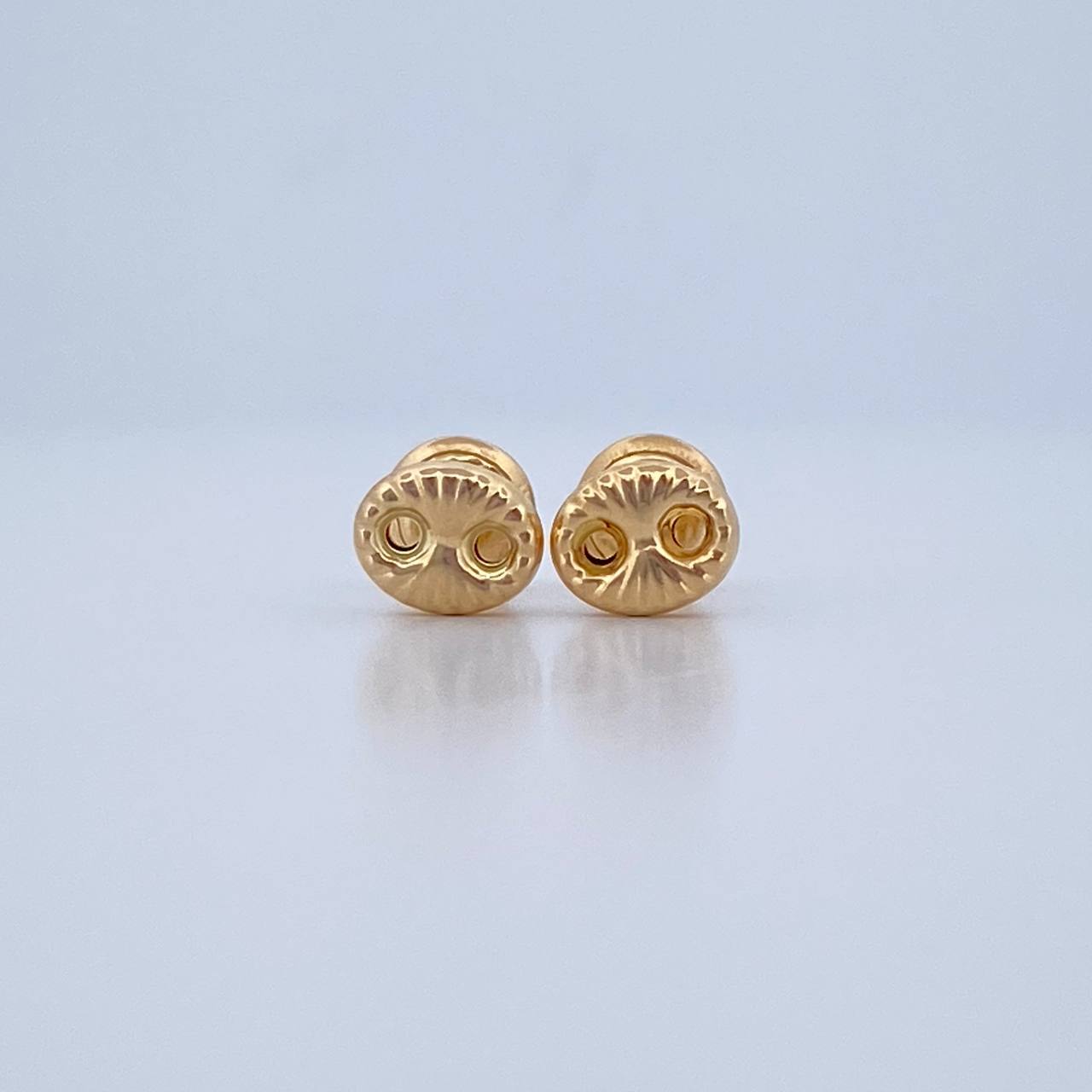 Topos GC 0.65gr / 6.3mm Diamantado Oro Amarillo 18K &