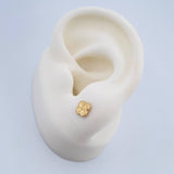 Clover Stud Earrings 0.6gr / 18K Yellow Gold &