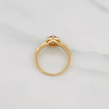 Anillo Halo Circulo 2.55g / T6 1/2 Oro Amarillo 18K
