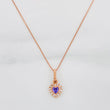 Set Cadena Veneciana + Dije Corazon / 1.5g / 18 in Oro Rosa 18K
