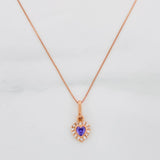 Venetian Chain Set + Heart Pendant / 1.55g / 18 in Rose Gold 18K