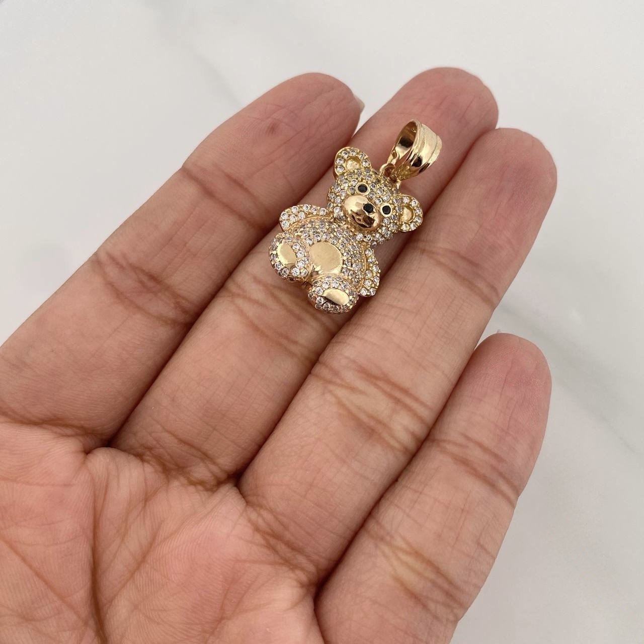 Dije Oso 4.35g / 1 in Oro Amarillo 18K