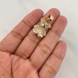 Dije Oso 4.35g / 1 in Oro Amarillo 18K
