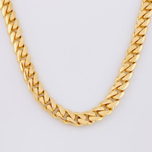 Cadena Cubana 66.65g / 24 in / 6.2mm Oro Amarillo 18K