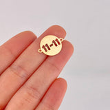 Charm 11-11 0.6g / 3/4 in Yellow Gold 18K