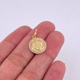 Dije Medalla Virgen del Carmen 2.4g / 1 in Oro Amarillo 18K