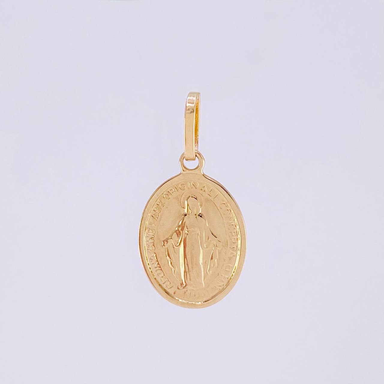 Dije Virgen Milagrosa 1.3g / 3/4 in Oro Amarillo 18K
