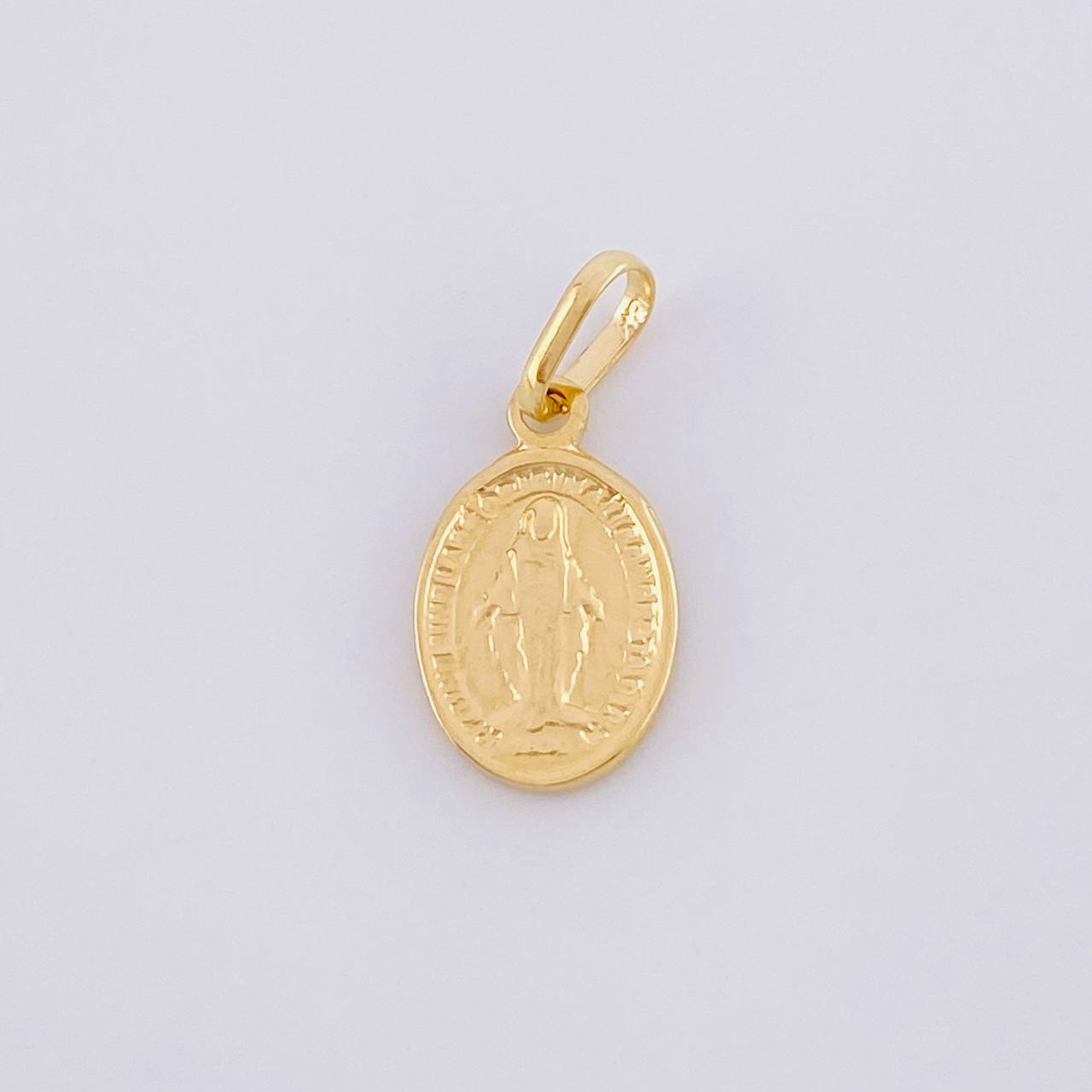 Dije Virgen Milagrosa 1g / 3/4 in Oro Amarillo 18K