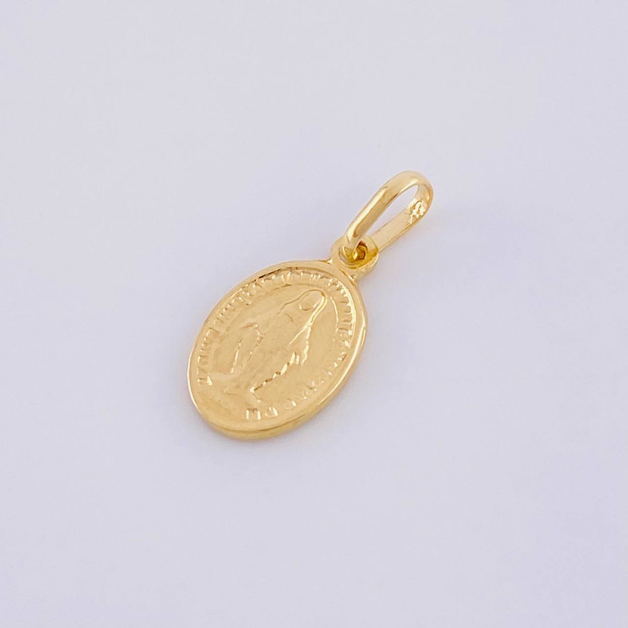 Dije Virgen Milagrosa 1g / 3/4 in Oro Amarillo 18K