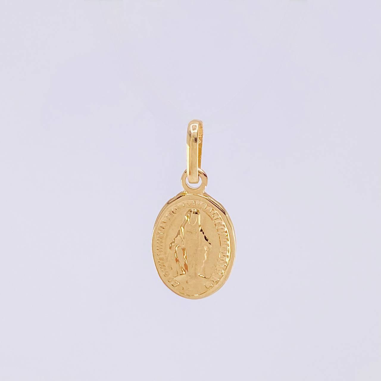 Dije Virgen Milagrosa 1g / 3/4 in Oro Amarillo 18K