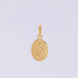 Dije Virgen Milagrosa 1g / 3/4 in Oro Amarillo 18K