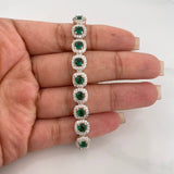 Tennis Bracelet 19.4g / 6 3/4 in / 7.1mm Sterling Silver 925