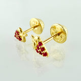 Topos Fresa 0.6gr / 6mm Oro Amarillo 18K