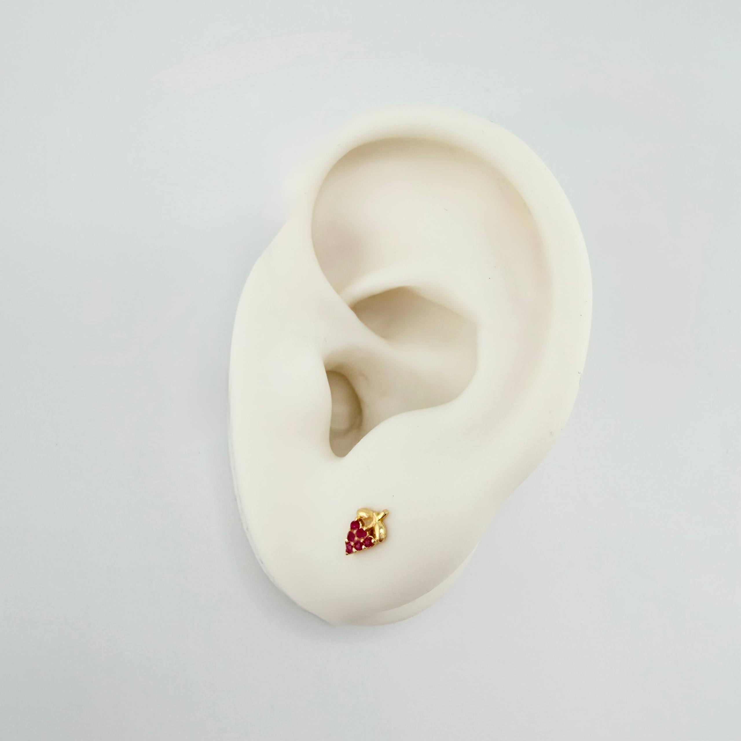 Topos Fresa 0.55gr / 6mm Oro Amarillo 18K