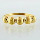 Anillo Cinco Lunas 1gr / T6 1/2 / Oro Amarillo 18K