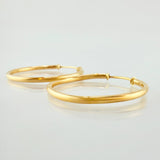 Candongas Aro Liso 2.25gr / 1 in / Oro Amarillo 18K