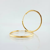 Candongas Aro Liso 2.35gr / 1 in / Oro Amarillo 18K