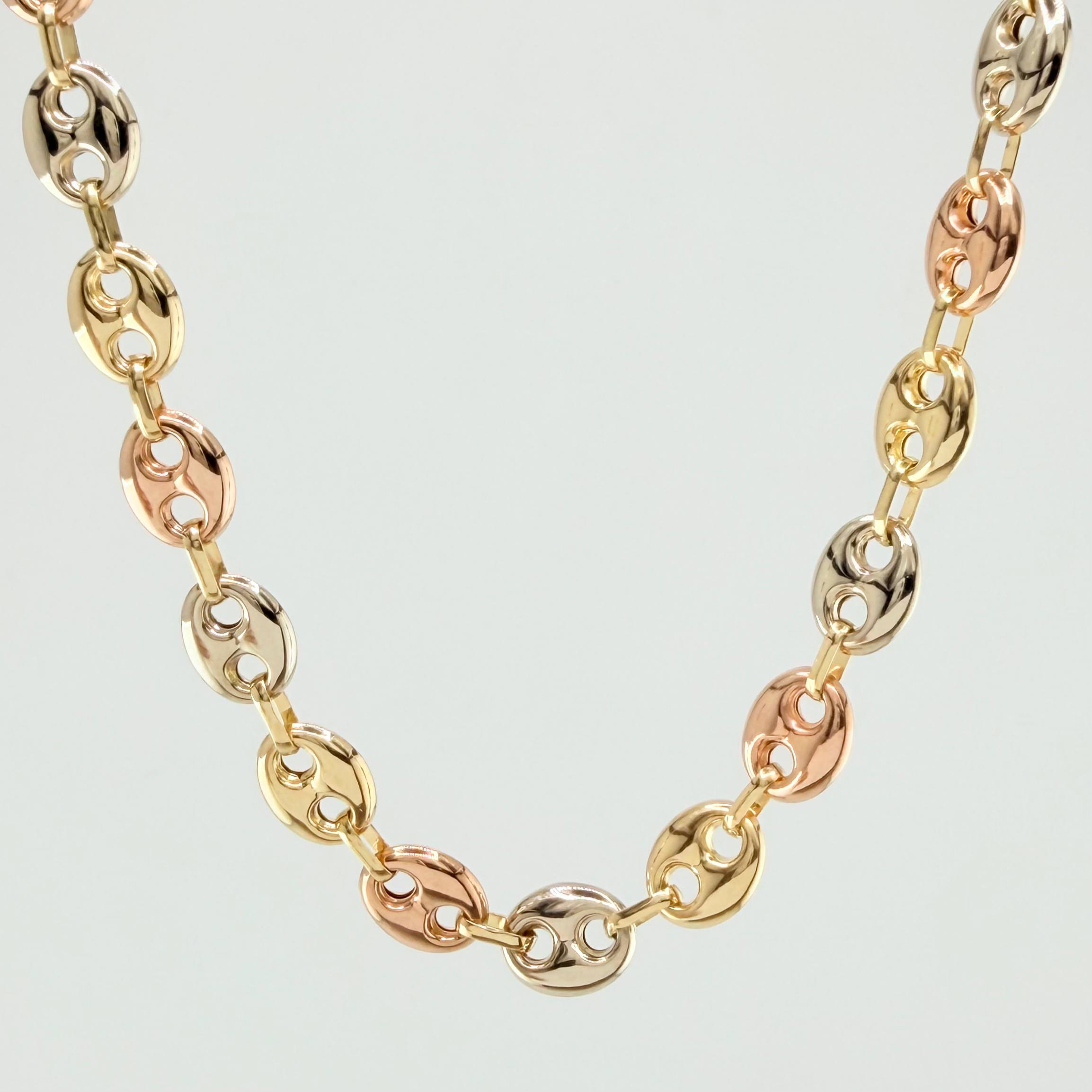 Cadena GC 21.9gr / 26 1/2 in / 8mm Tres Oros 18K ©